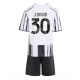 Juventus Jonathan David #30 Replike Domaci Dres za djecu 2025-26 Kratak Rukav (+ Kratke hlače)